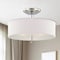 Designers Fountain 15.75in Palatial 3-Light Chrome Interior Incandescent Ceiling Light Semi Flush Mount 84211-CH - alternate 2